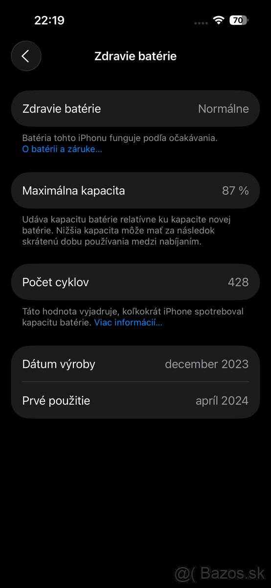iPhone 15 Pro 128 GB, Black Titanium - 8