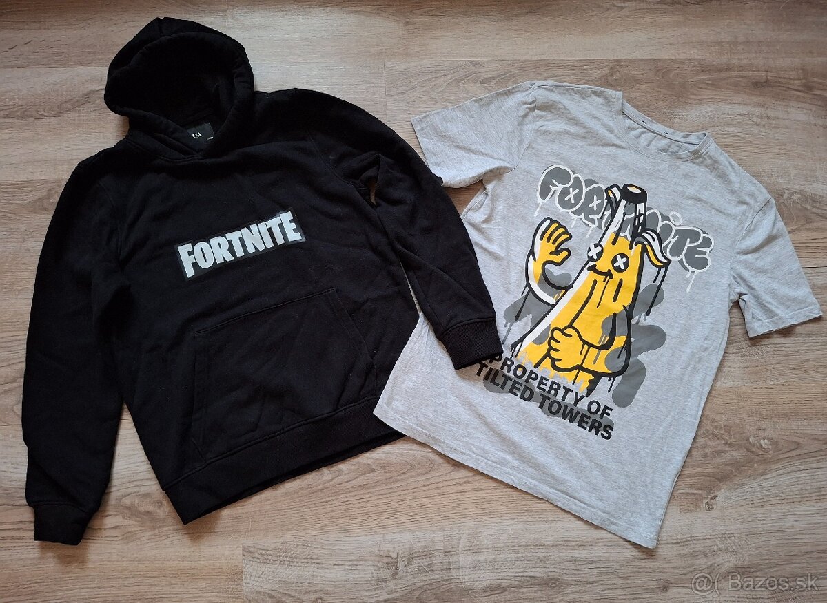 Nové chlapčenské/ pánske Fortnite mikiny a tričká 170/176, S - 8