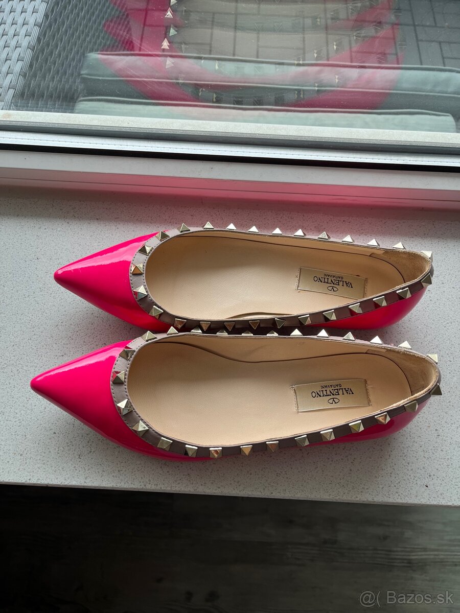 Valentino garavani 37 balerínky topanky luxusne - 8