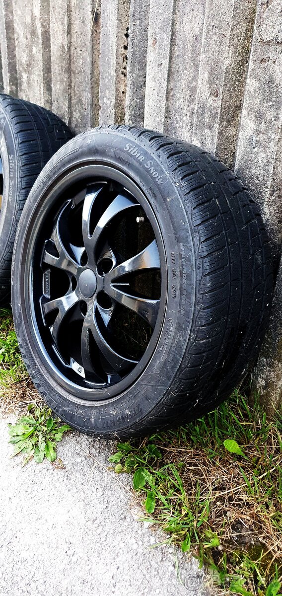 predam 17" cierne kolesa VW (disky + zimne pneu) - 8