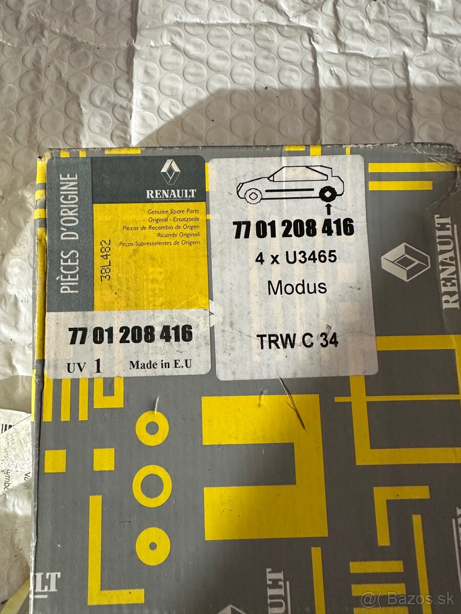 Brzdové doštiky + ND Renault,Dacia - 8