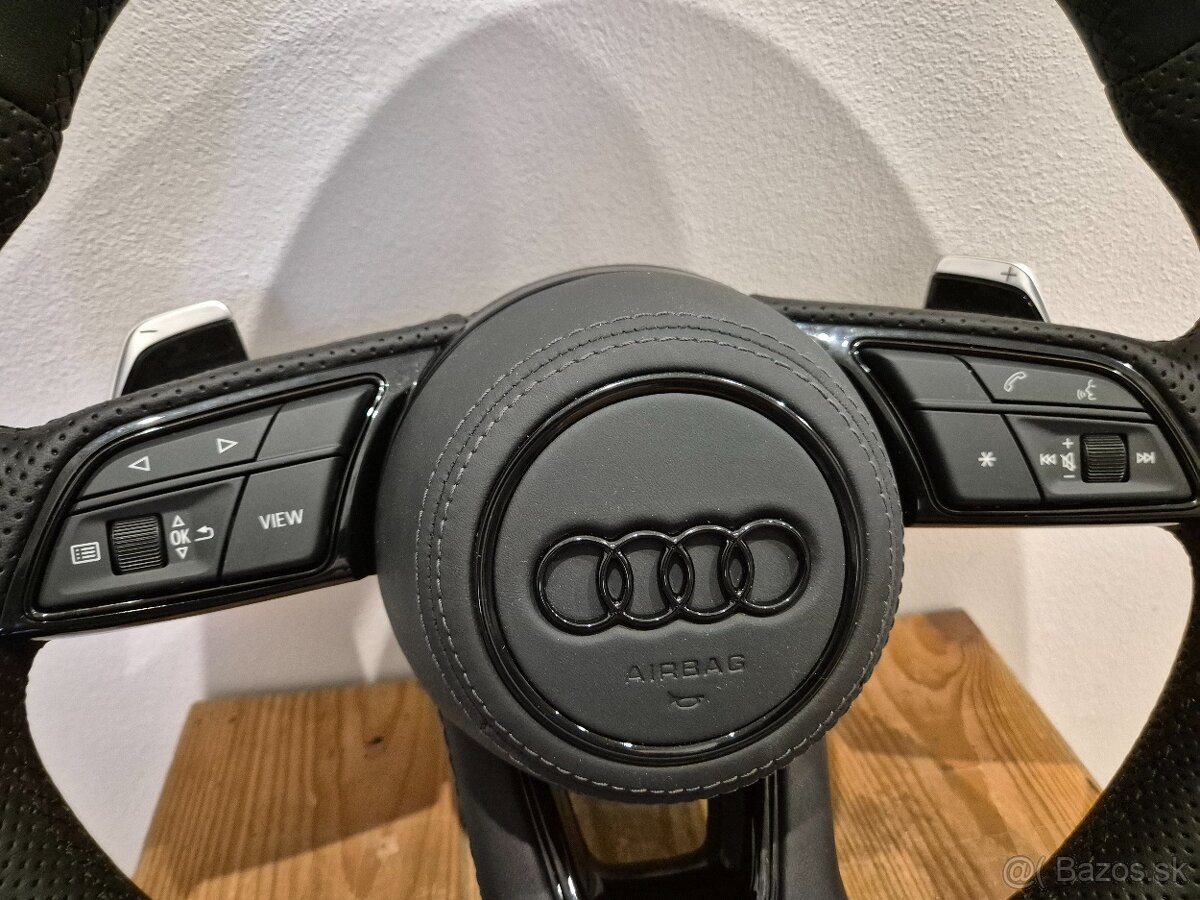 AUDI SLINE VOLANT MULTIFUNKCNY S PÁDLAMI A3 A4 A5 A6 Q5 Q7 - 8