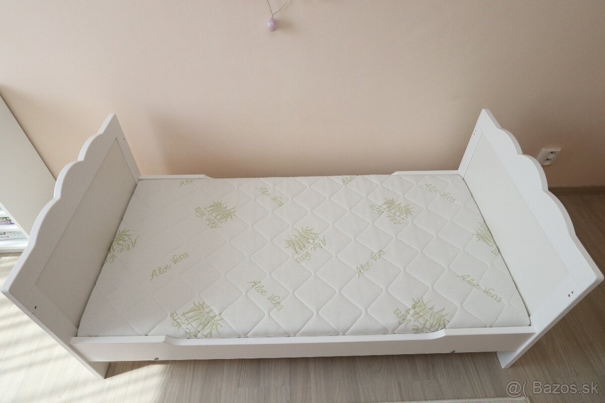 2v1: Postieľka / detská posteľ Klups Marsell 140x70 - 8