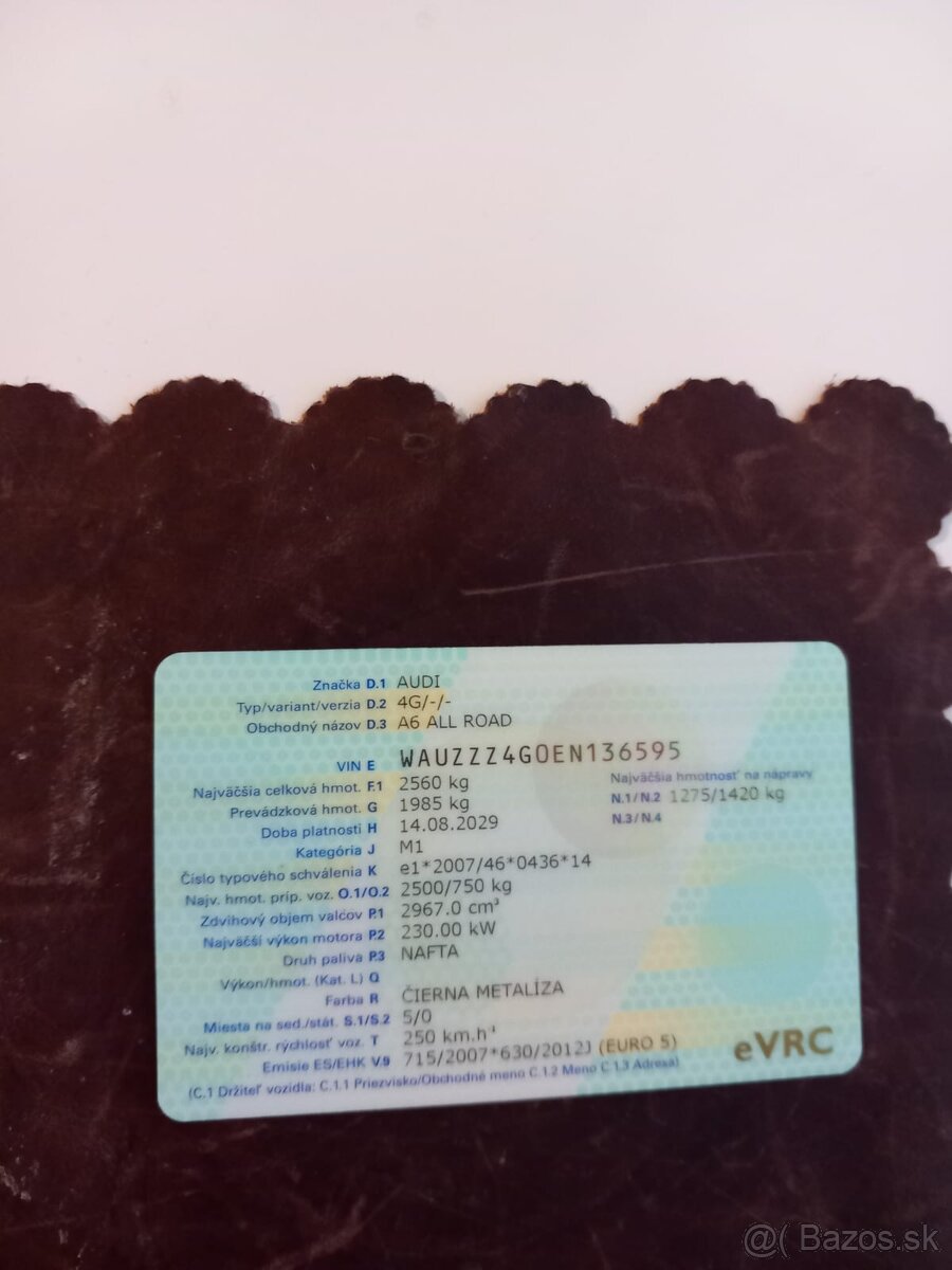 Audi A6 Allroud 3.0Tdi biturbo 230kw 4/2014 - 8