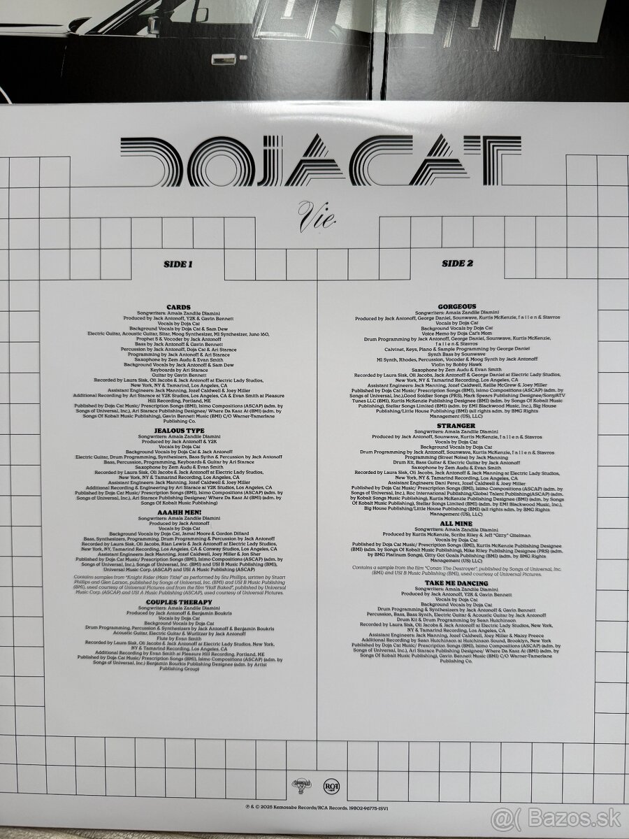 Doja Cat - Vie (LP vinyl Signed) - 8