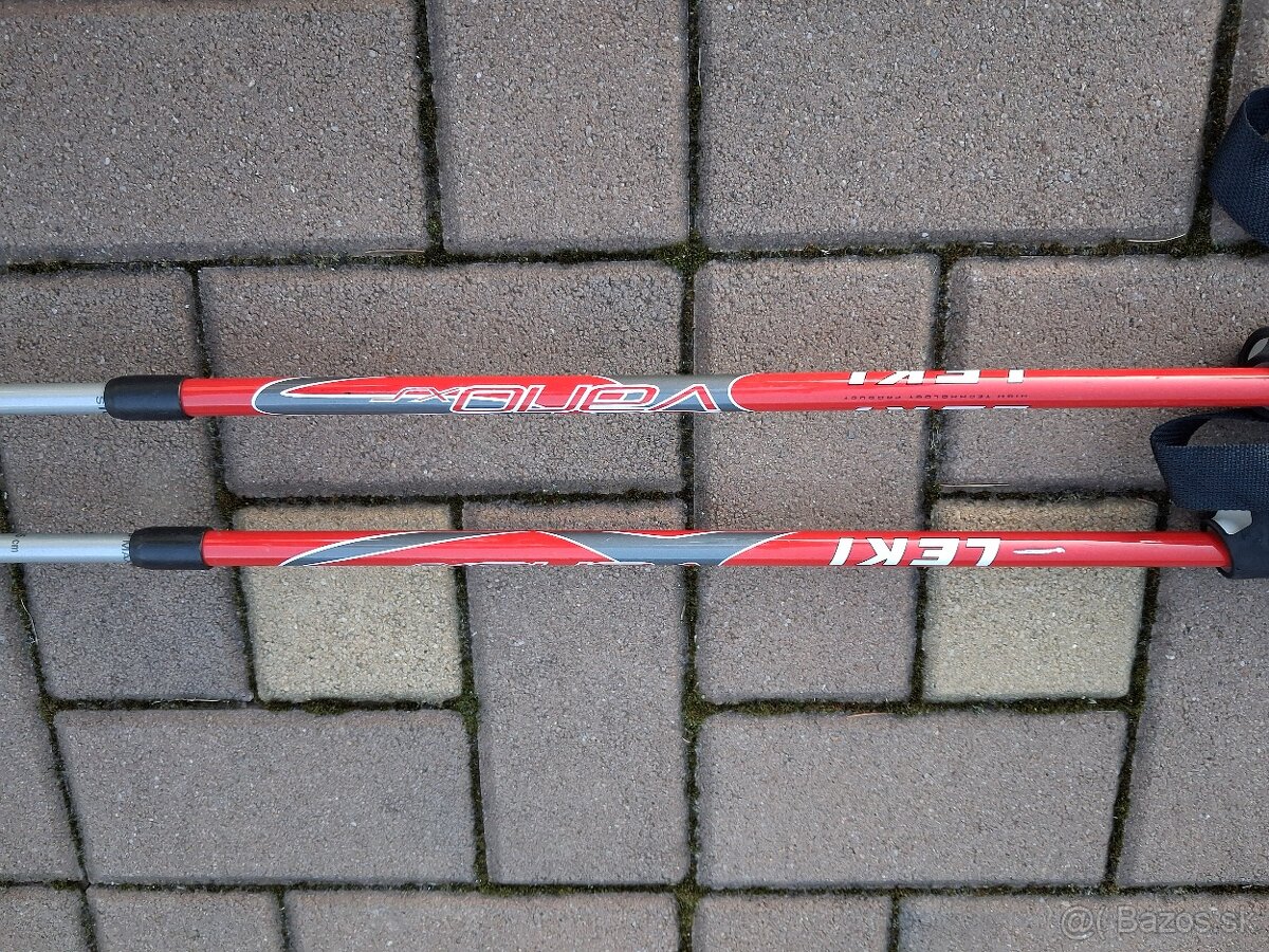 Predám detské lyže Atomic a palice Leki - 8