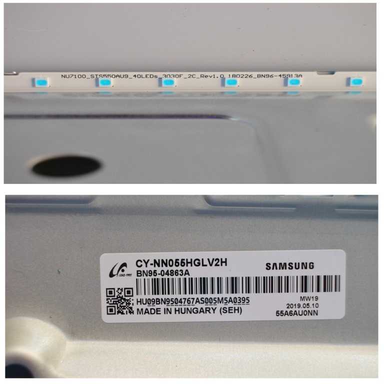 Náhradné diely na TV SAMSUNG UE55RU7172U - 8