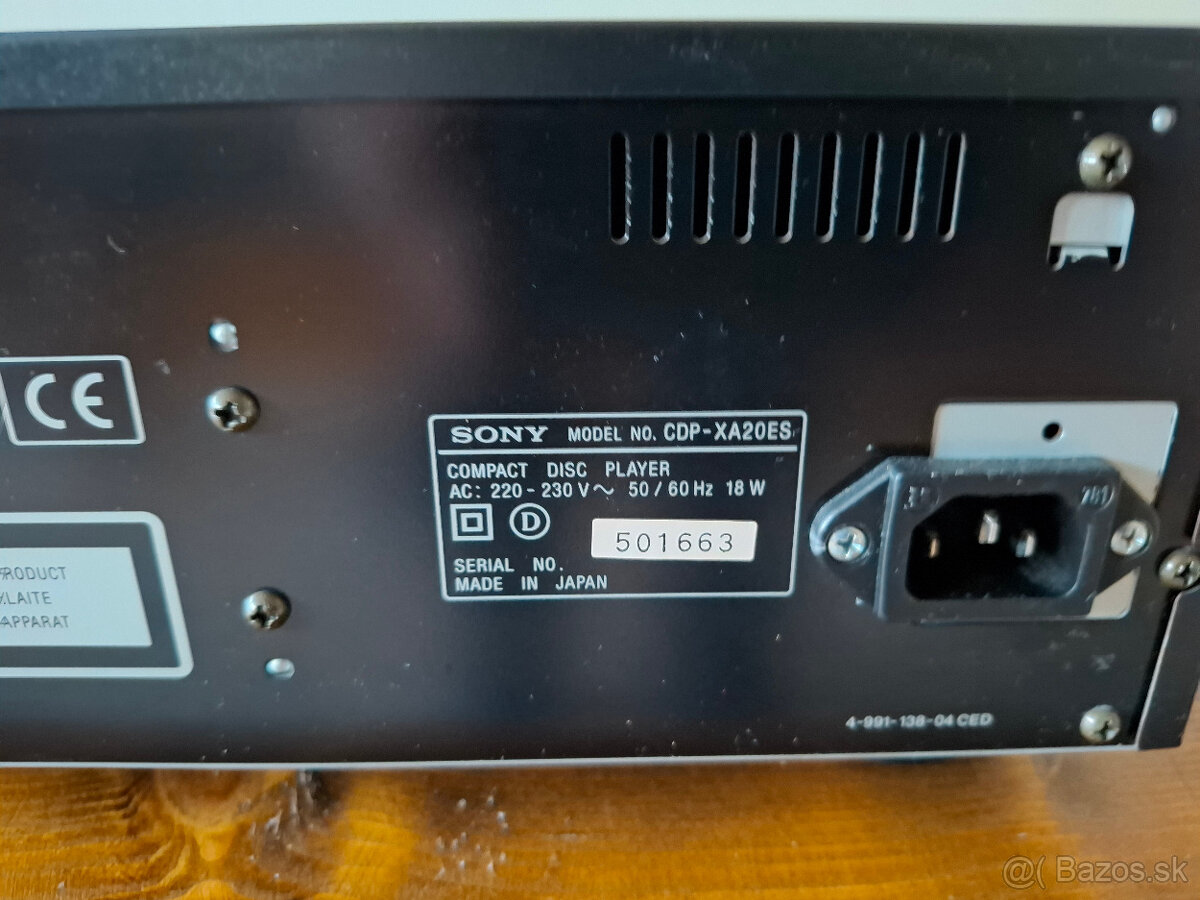 SONY CDP-XA20ES TOP stav - 8