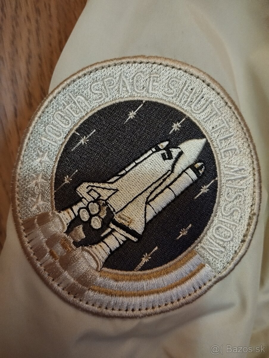 Predám pánska bombera bunda ALPHA INDUSTRIES NASA - 8
