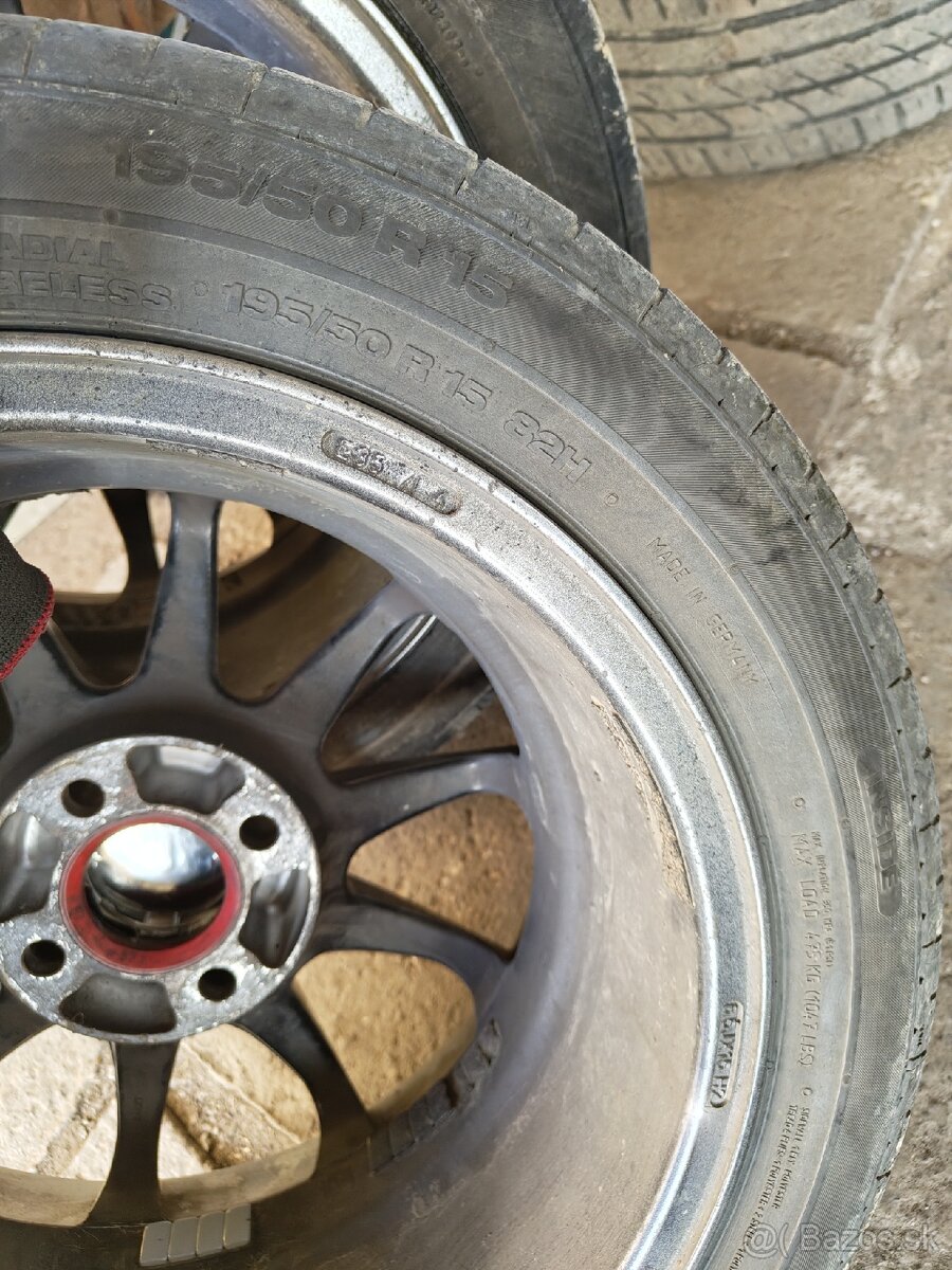 Elektróny 4x100 R15, 195/50 R15 - 8