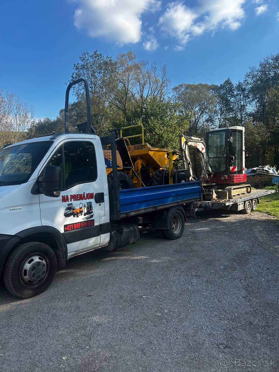 Požičiam Bager, dumper, vibračnu žehličku a vozík - 8