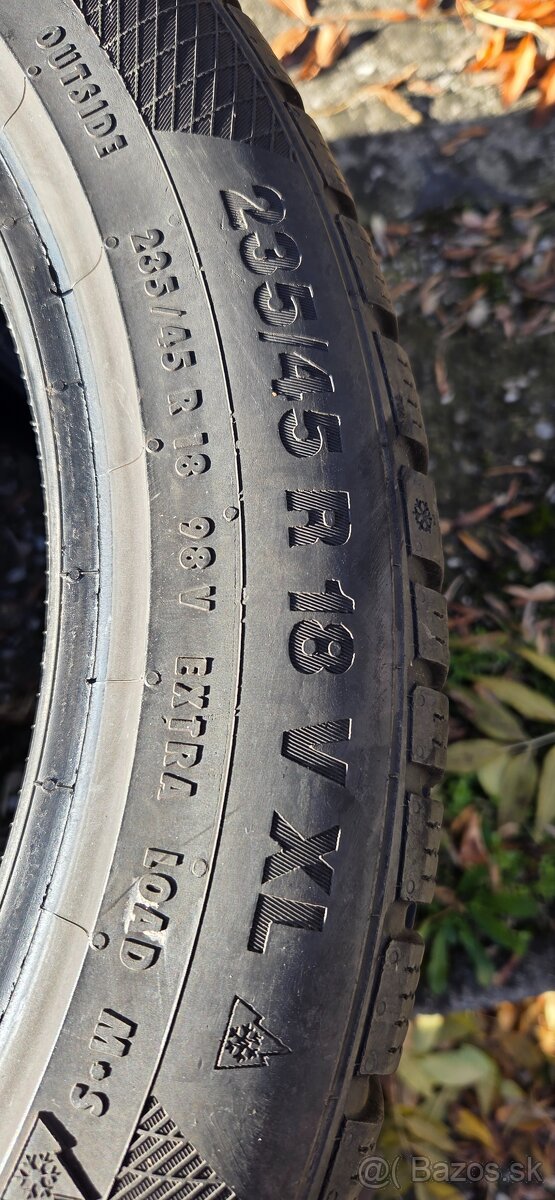 Predám 4ks.zimné pneumatiky 235/45R18 98V. - 8