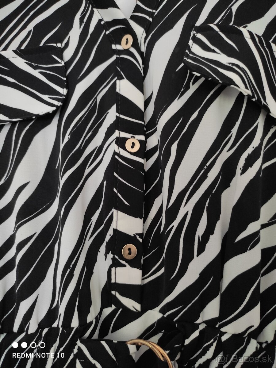 Ľahučké košeľové šaty -38,40 - 8