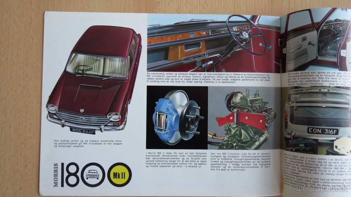 Prospekty Hillman, Ford Anglia, Austin, Morris, MG. - 8