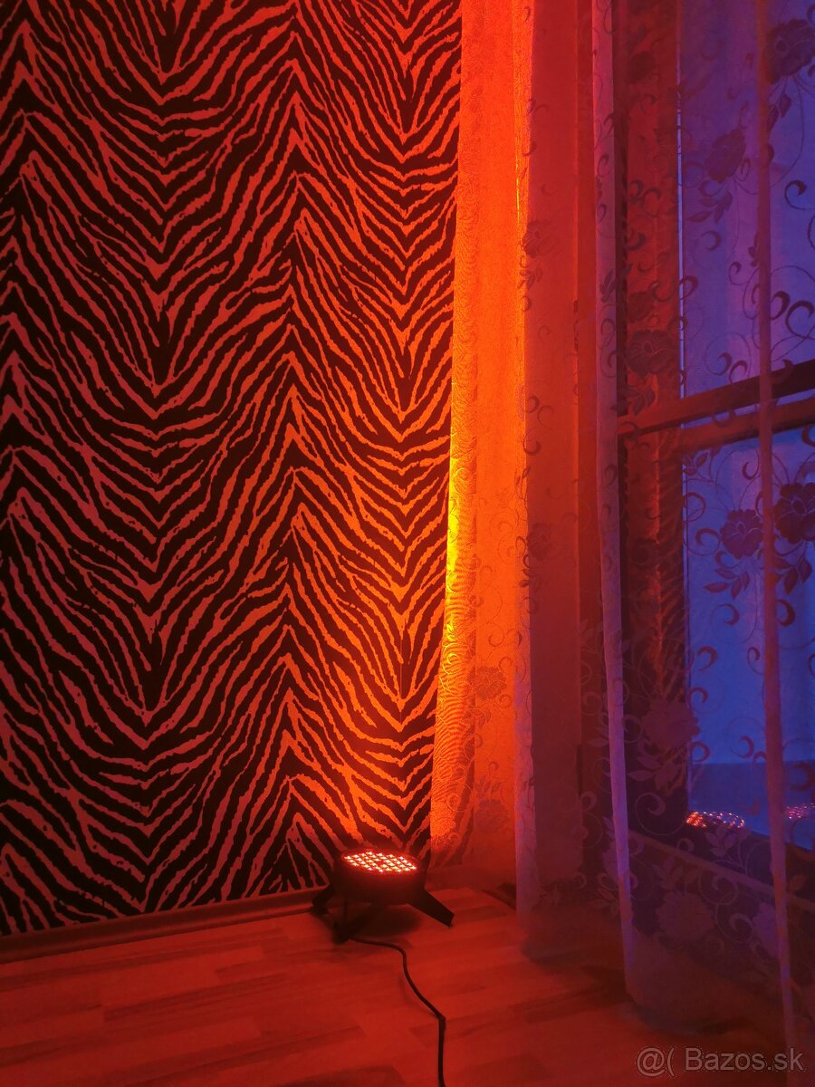 Led par reflektory RGB 60x3W dmx - 8