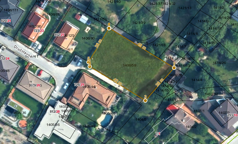 ,,,ZNÍŽENÁ CENA,,, SP V LIMBACHU - 1310 m2 S PROJEKTOM A ST. - 8