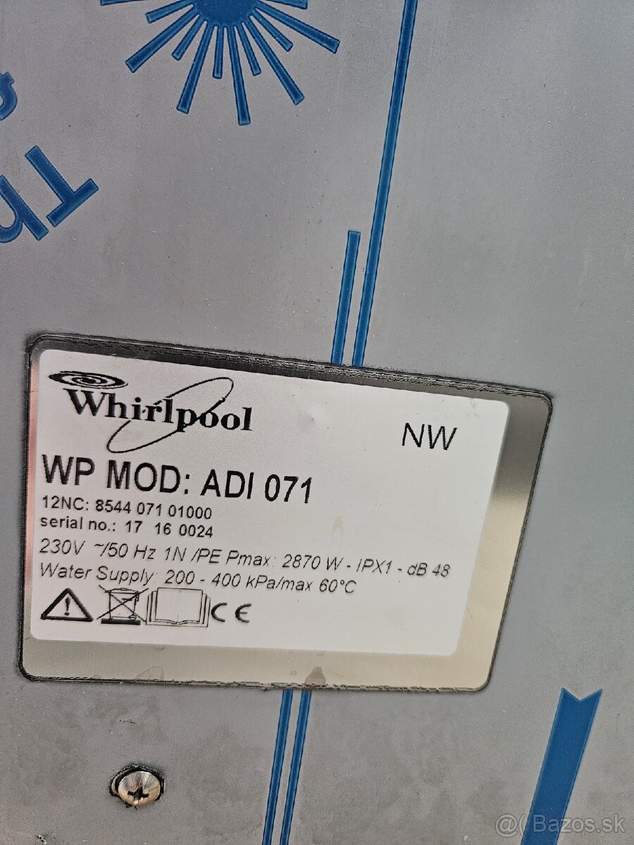 Profi umývačka skla Whirlpool - 8