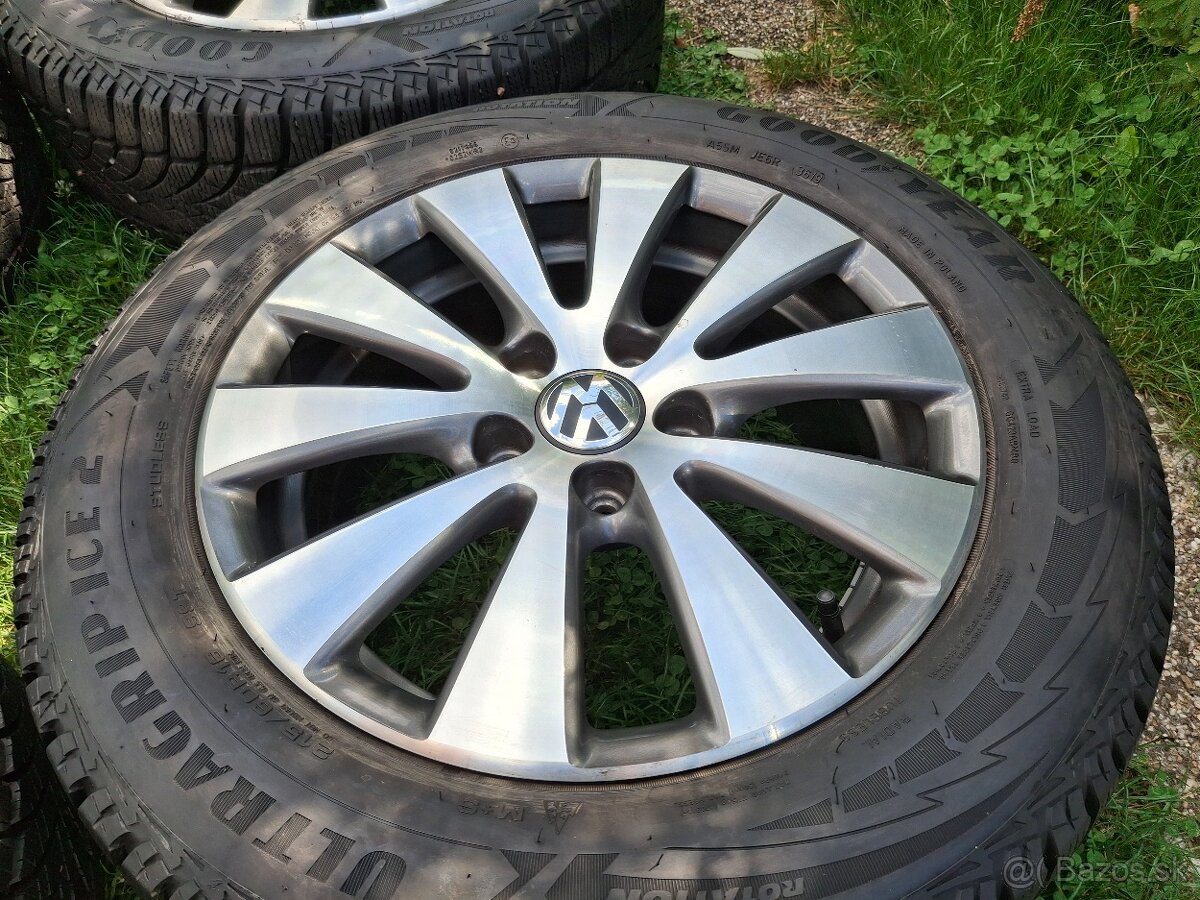 16" ALU 5x112 orig VW a iné +zimne 215/60 r16 8mm, - 8
