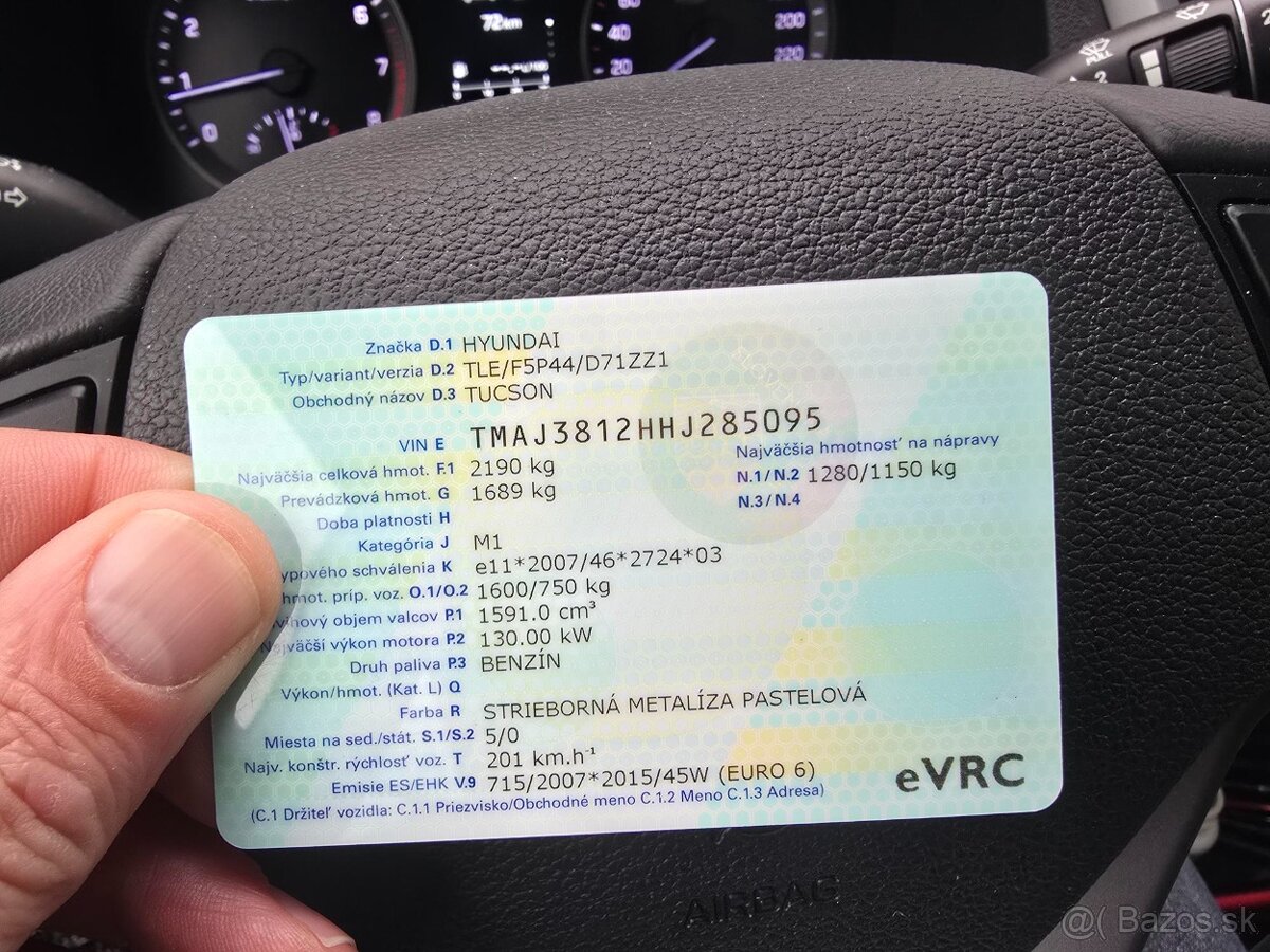 Hyundai Tucson 4x4 1,6T-DCi Automat 7DCT - DPH odpočet - 8