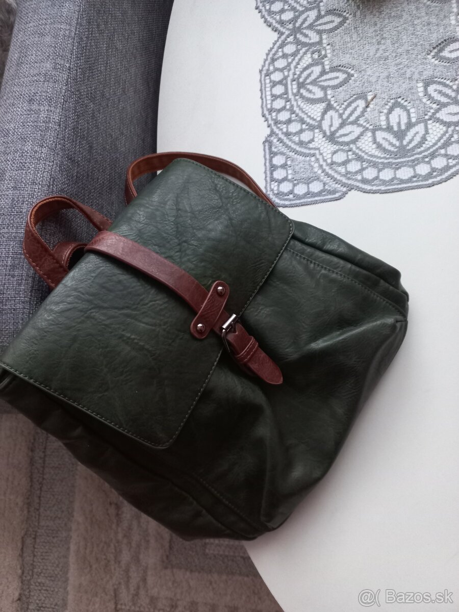 Damske RIEKERc38 topanky zelene khaki - 8