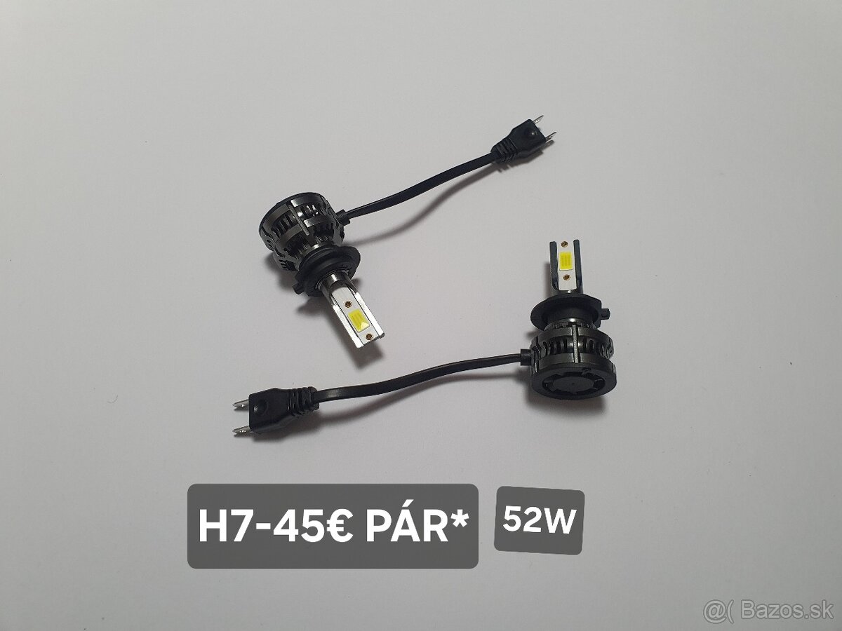 LED HB3, HB4 aj ine Led, Adaptery H7 - 8