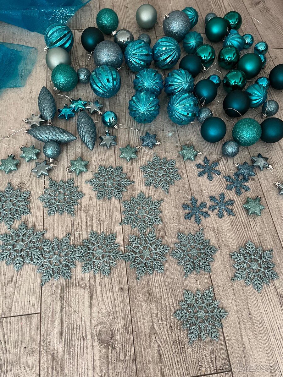 Vianočne ozdoby 82ks + 2 štóly - 8
