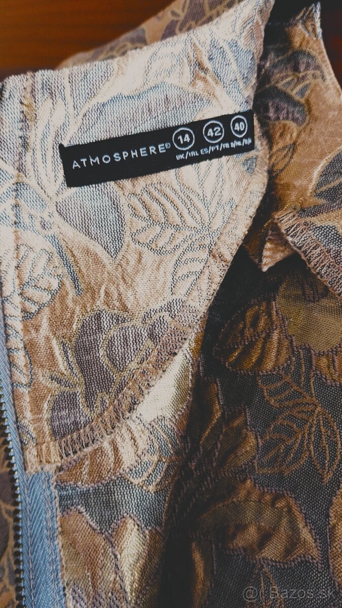 Predlžená spoločenská blúzka - šaty - 8