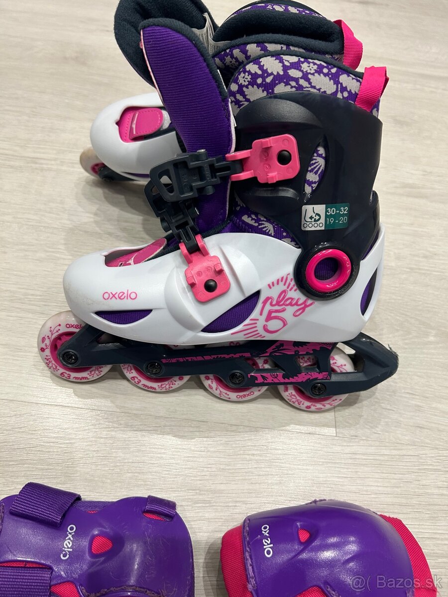 Korčule kolieskové + chrániče - 8