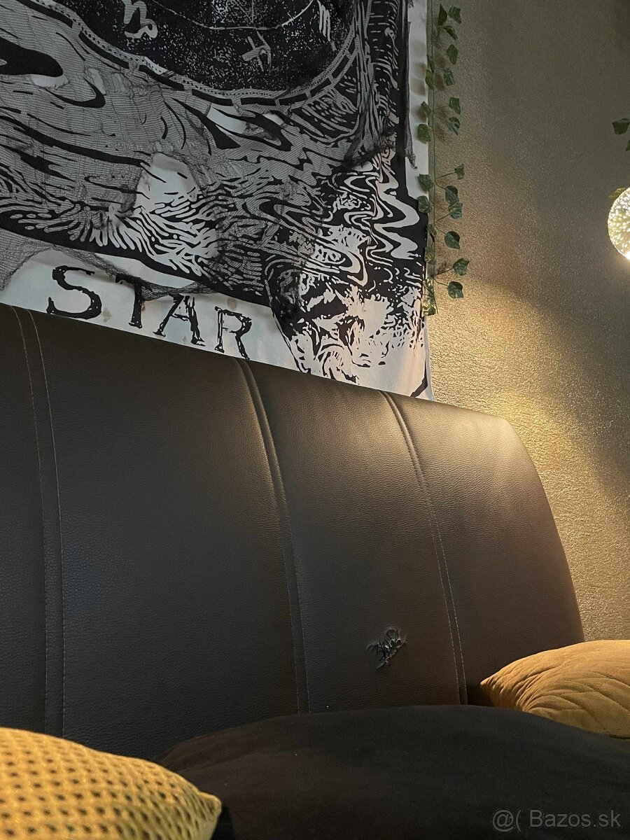 Koženná posteľ 140x200 - 8