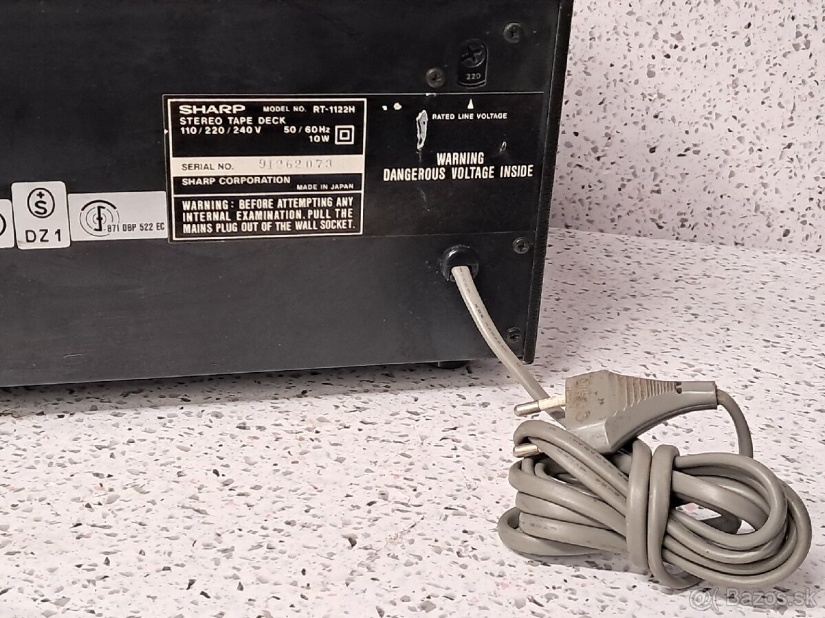 Magnetofon Sharp / Tuner Sharp - 8