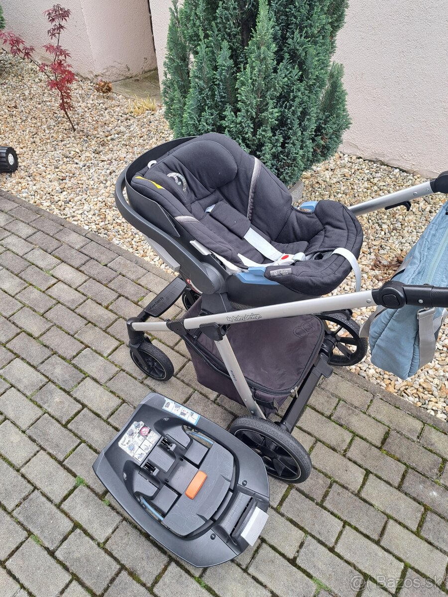 Babydesign kočík komplet + sedačka vajíčko cybex s isofixom - 8
