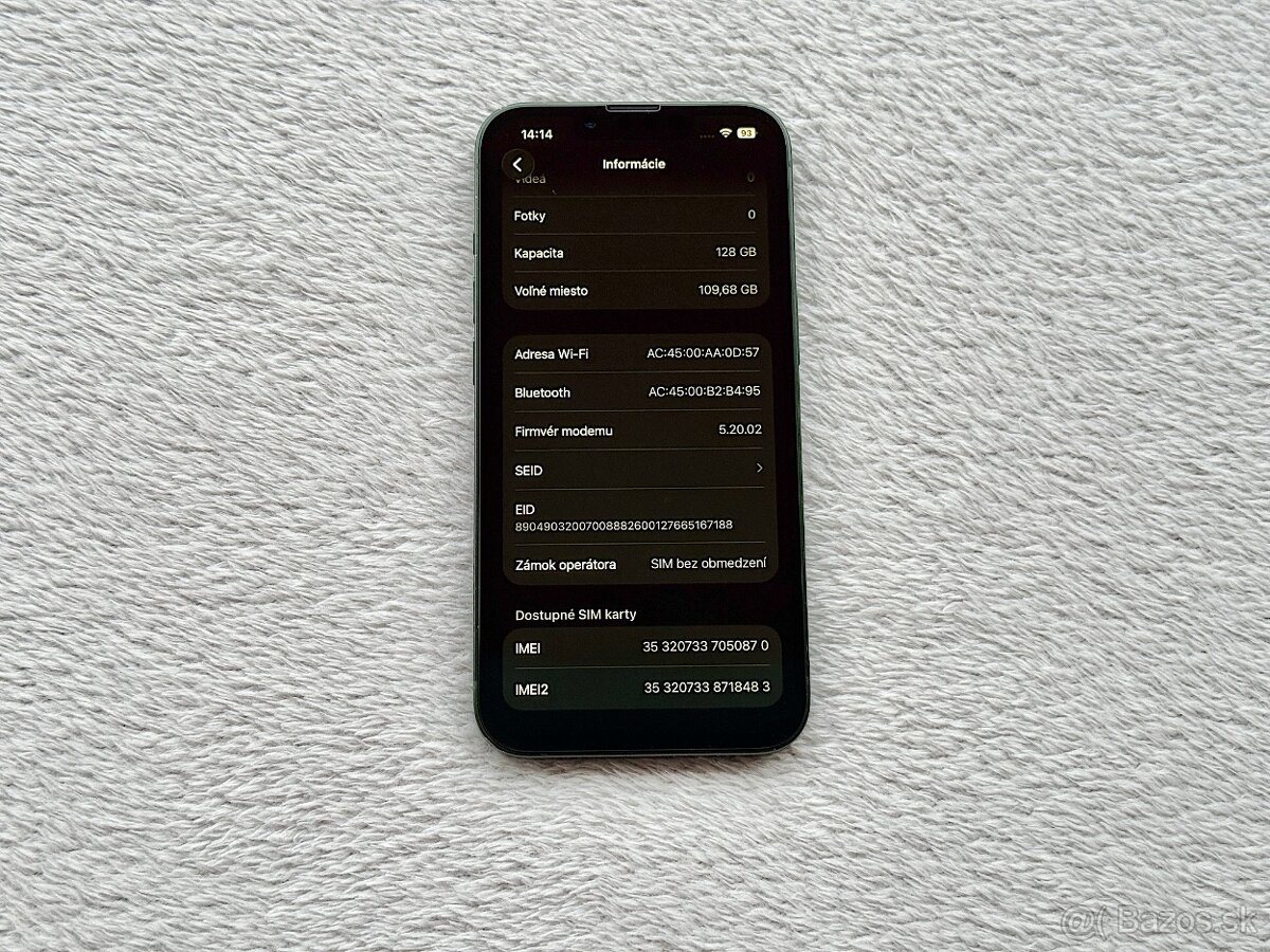 iPhone 13 128GB Zelený, NOVÁ BATERKA - 8
