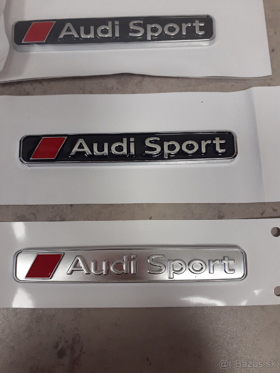 Znak Audi S line V6T Supercharged - 8