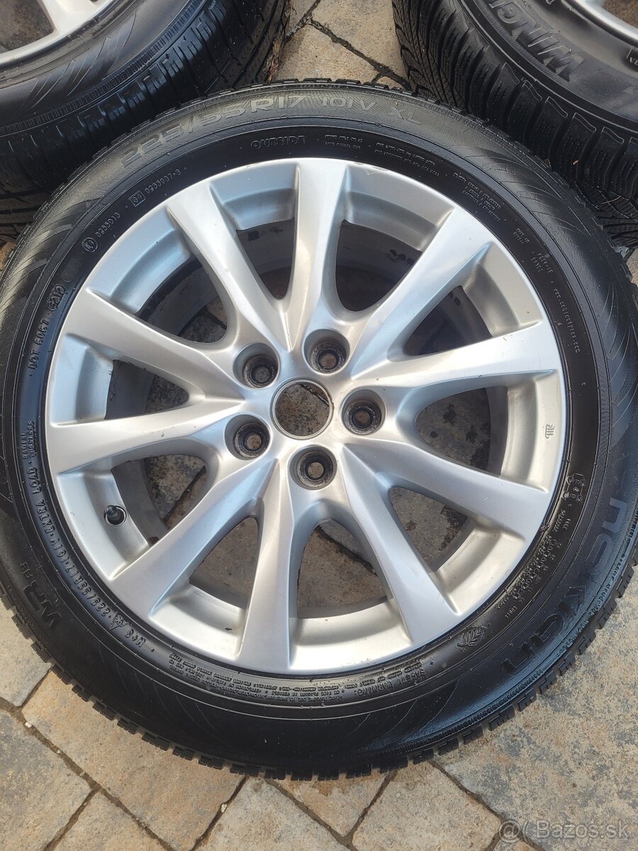 Predám disky so zimnými pneu pre Mazdu - 8