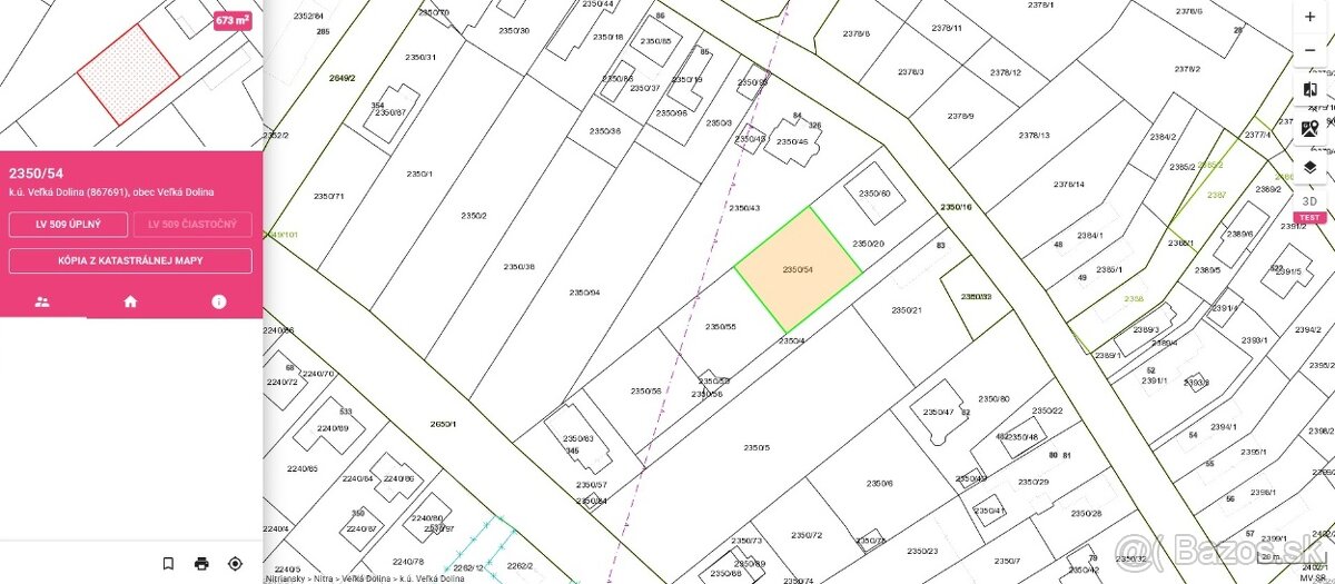 Predaj pozemku v obci Veľá Dolina - 8