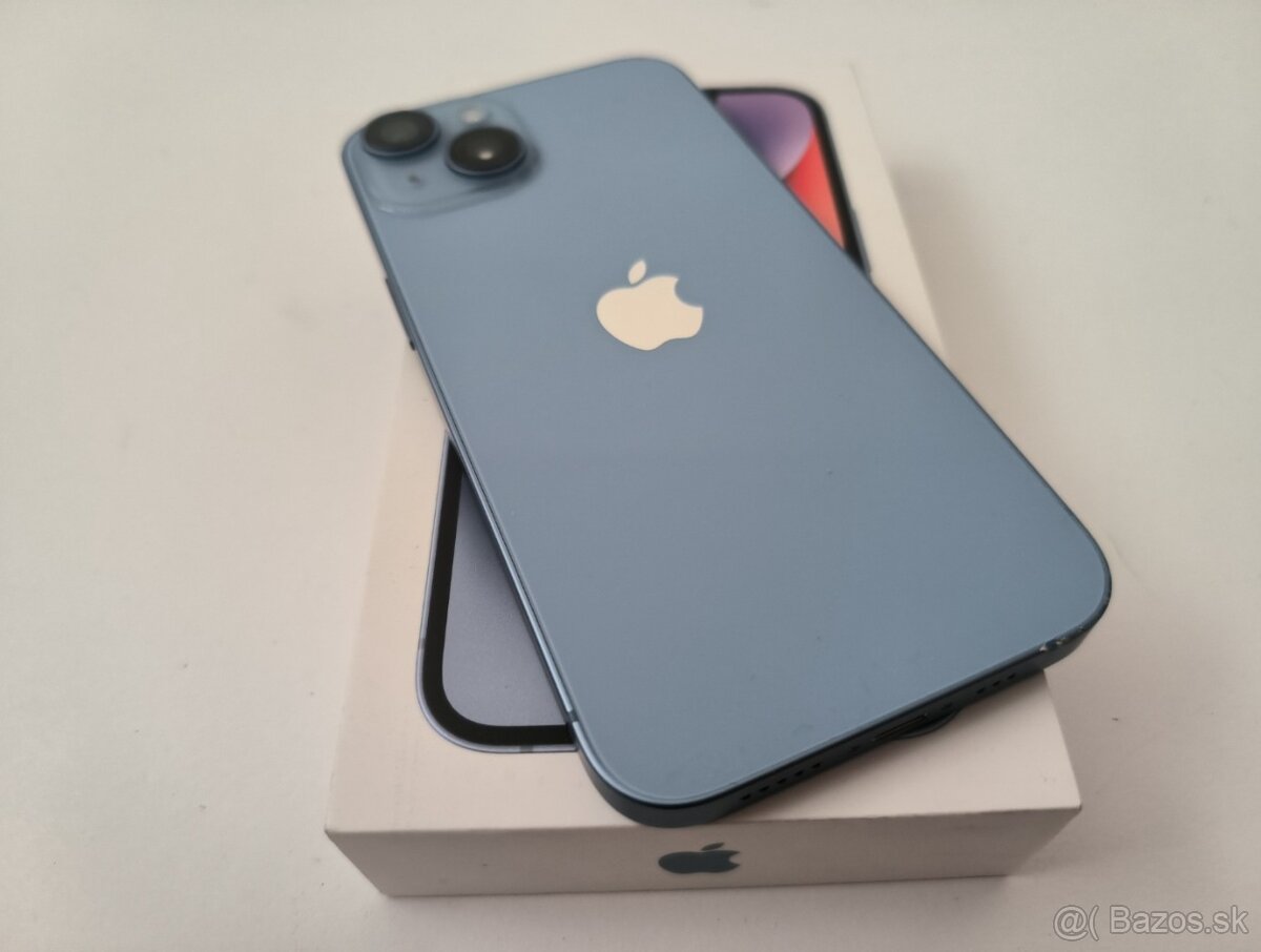 apple iphone 14 128gb Blue 100% Batéria - 8