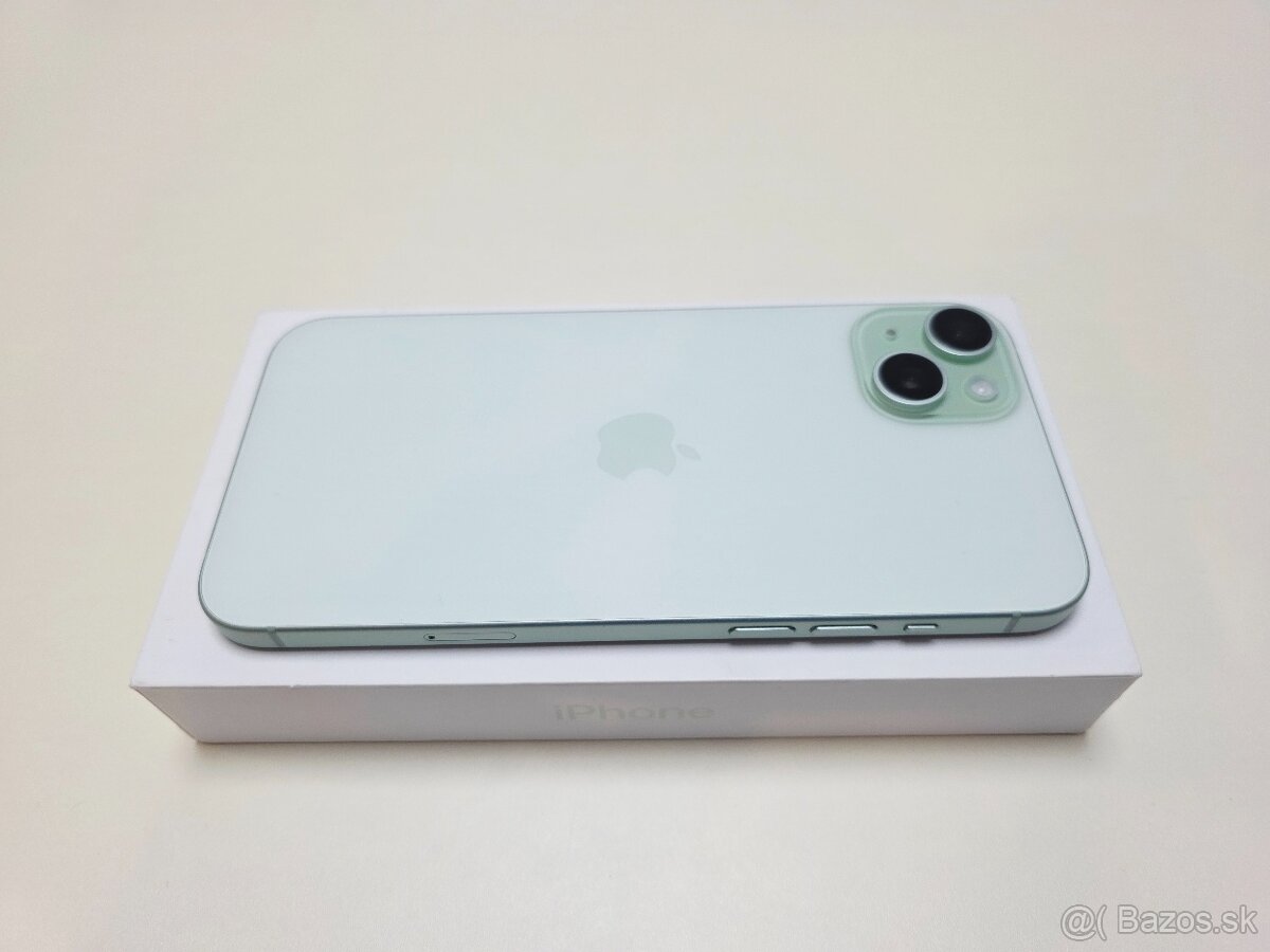 APPLE IPHONE 15 PLUS 128GB ,BATERKA 100%,ZÁRUKA - 8