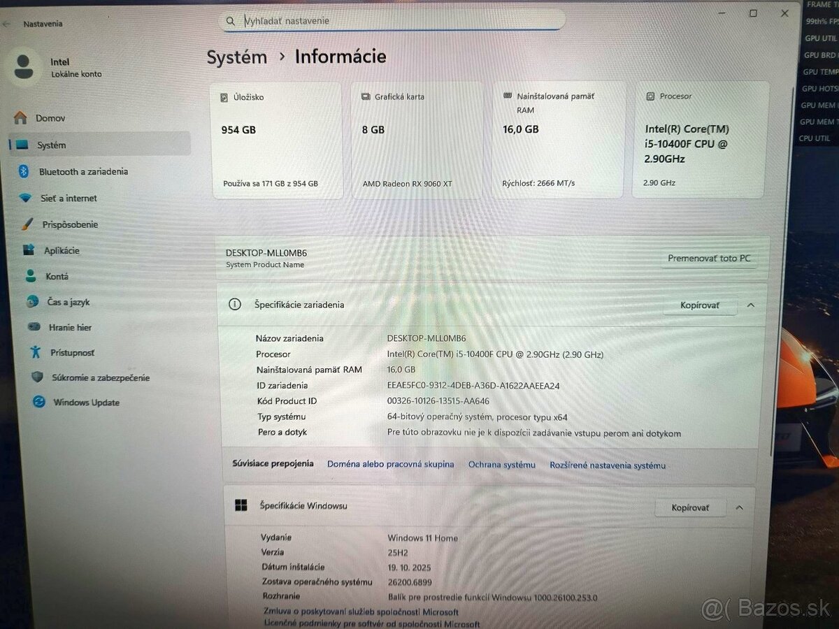 Predám kvalitný herný budget PC, tichý a výkonný. - 8