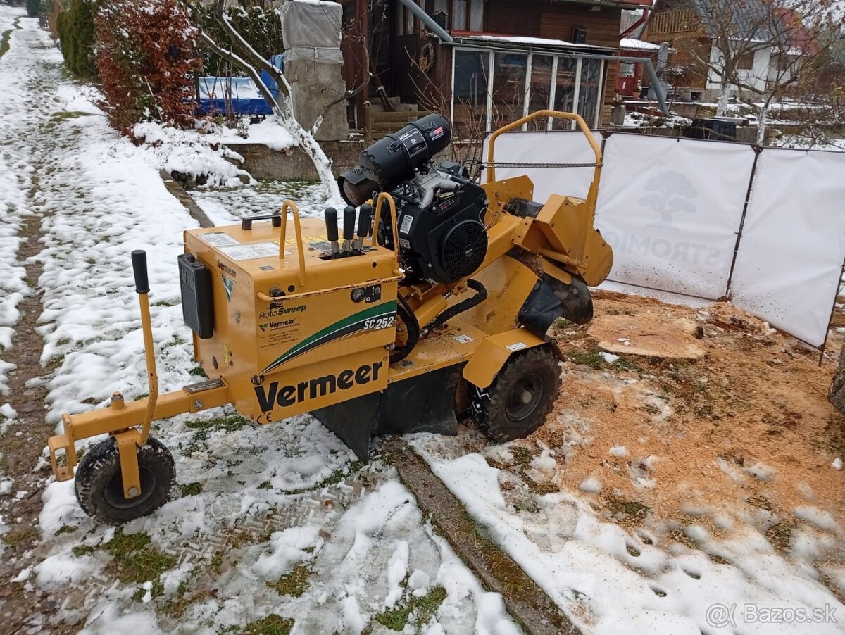 Frézovanie pňov, spiľovanie stromov - 8