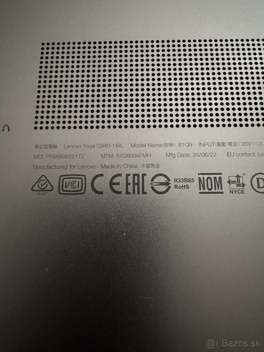 LENOVO YOGA C940-14IIL 81Q9 - 8
