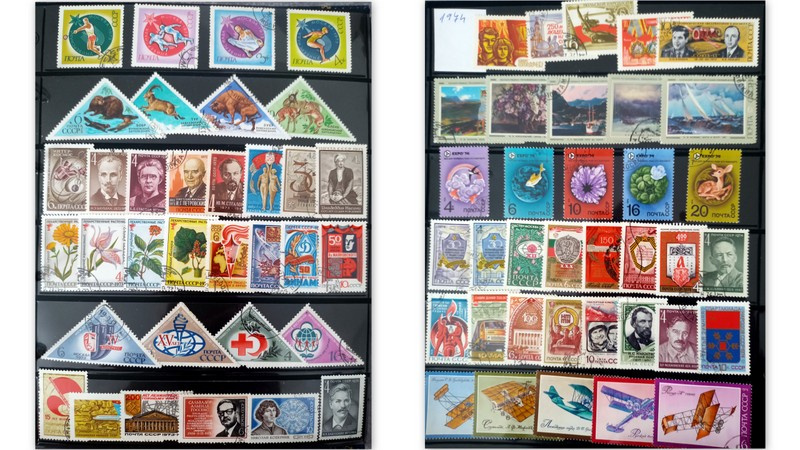 Predám poštové známky CCCP 1084 ks - 8