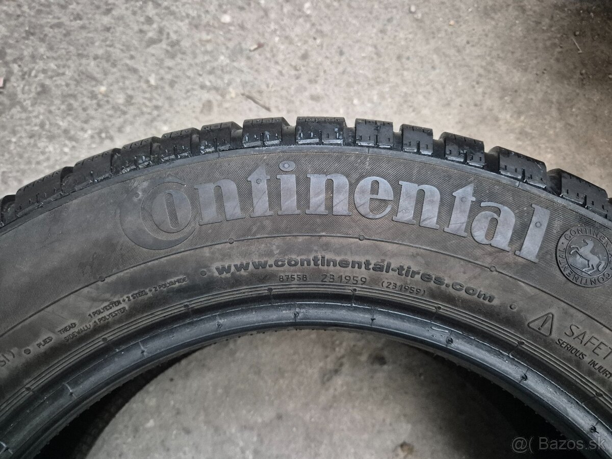 195/65 r16 zimné 4 ks CONTINENTAL dezén 8-7,9 mm DOT2024 - 8