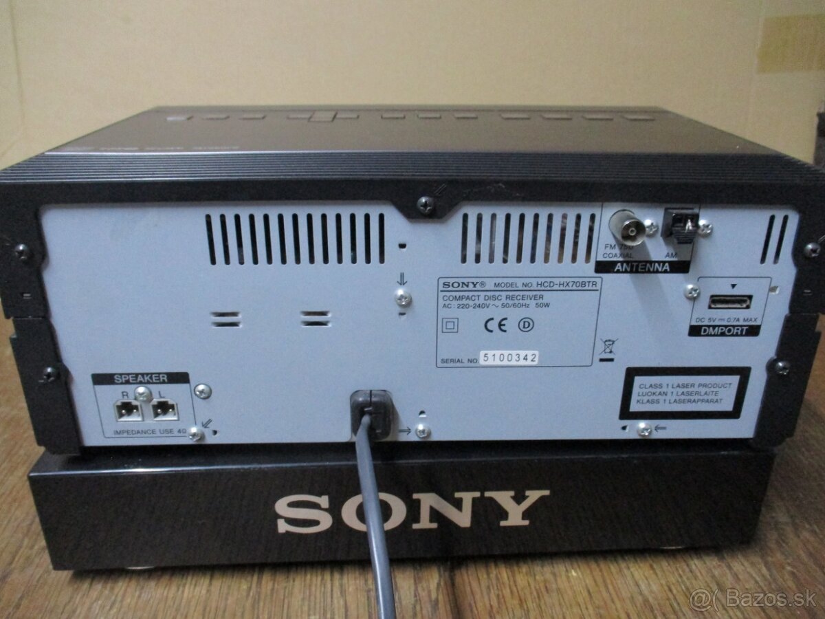 SONY HCD-HX70BTR mini sistem - 8