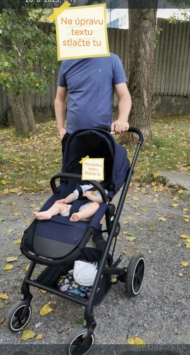 Cybex Balios S kombinovaný kočík 2 v 1 Navy Blue - 8