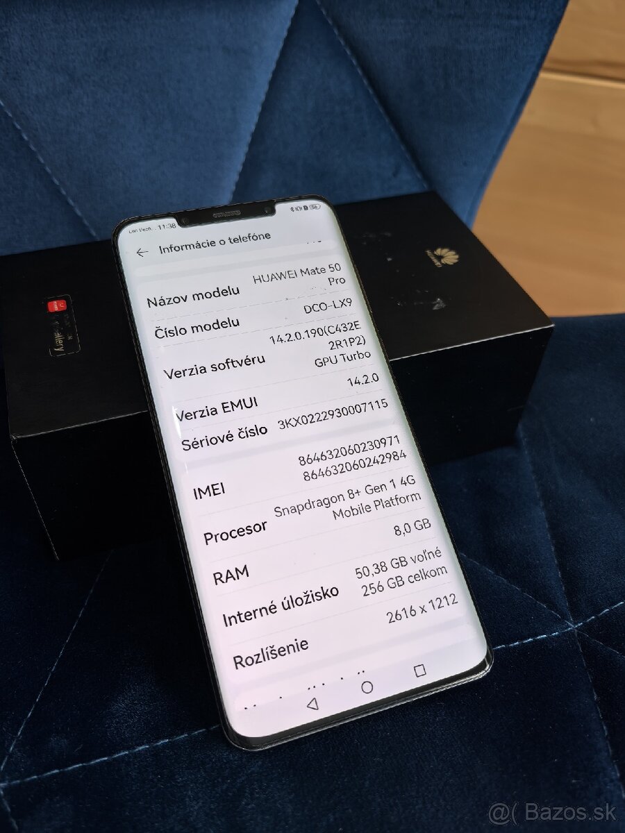 Huawei Mate 50 pro 256Gb+128Gb - 8