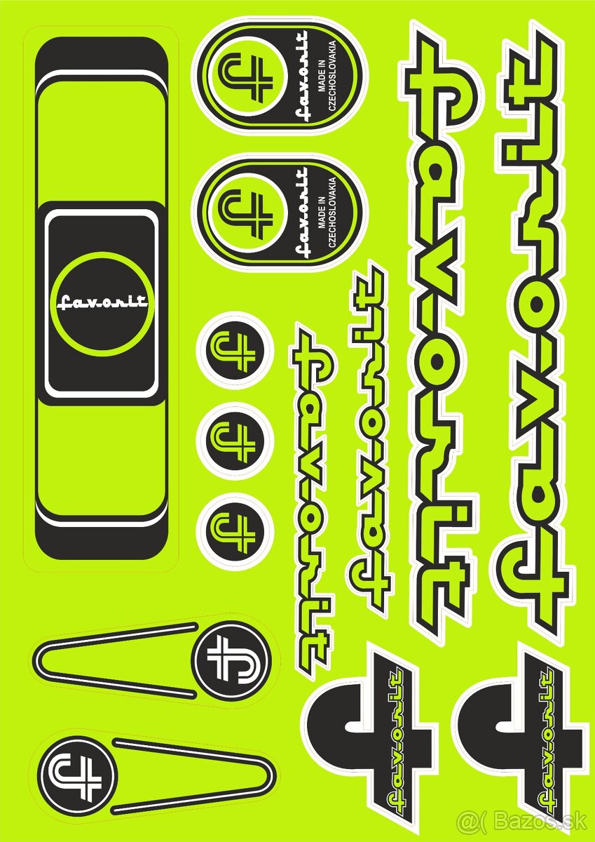 Predám nálepky Favorit a Eska - 8
