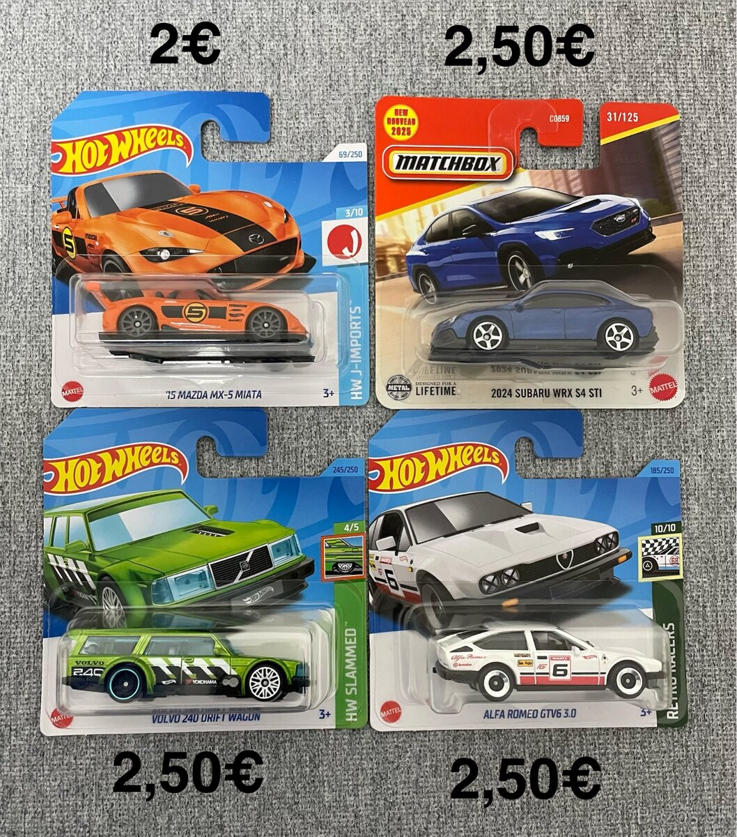 Hot Wheels / Matchbox mix - 8