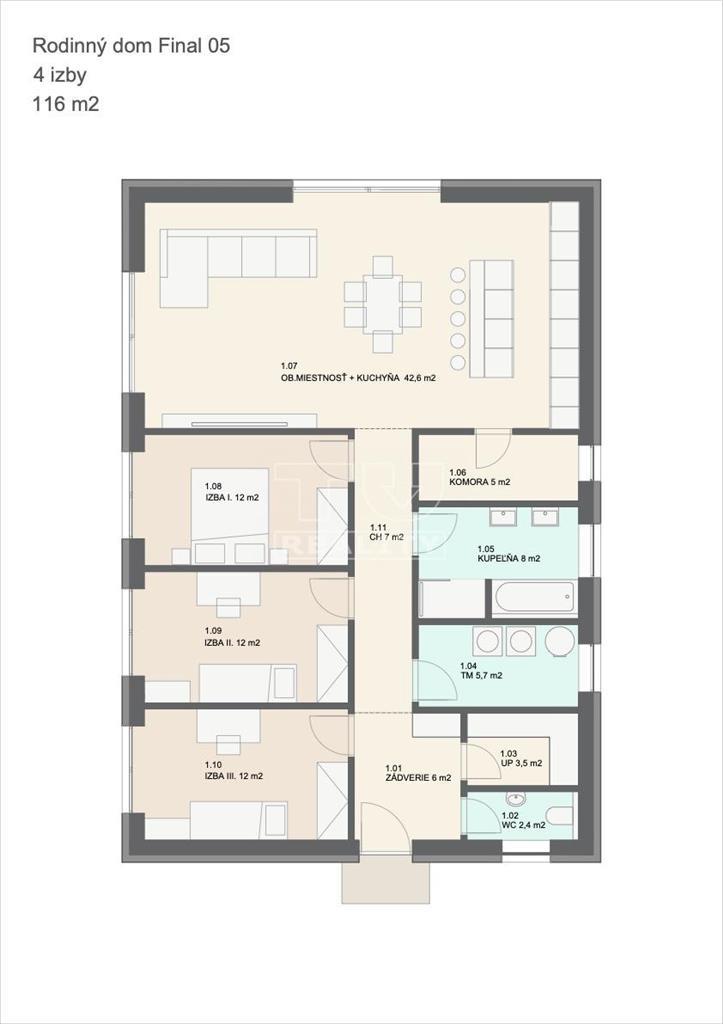 Priestranný 4i dom, ktorý vám dáva slobodu. 116 m2... - 8