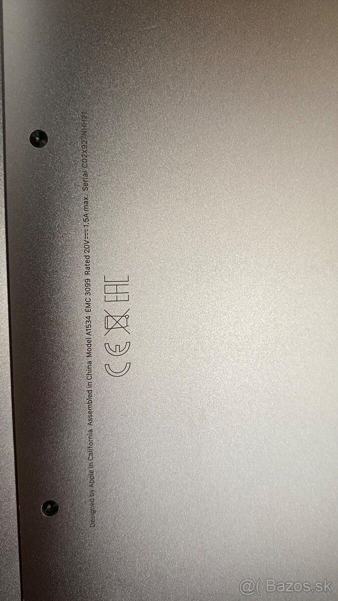 Apple MacBook 12” 2017 Space Gray - 8