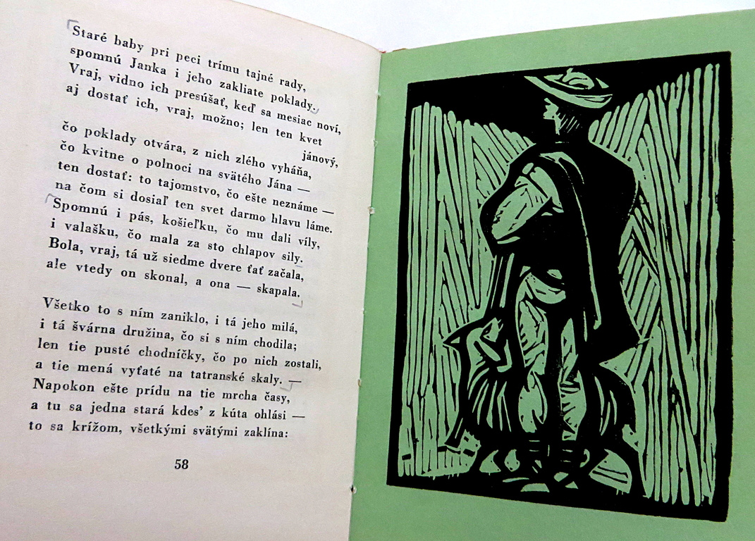 Ján Botto – Smrť Jánošíkova (1959, tvrdá väzba, il. J. Baláž - 8